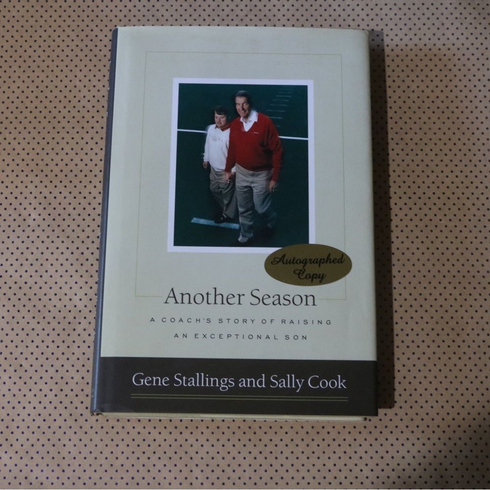 SIGNED Gene Stallings Another Season Book